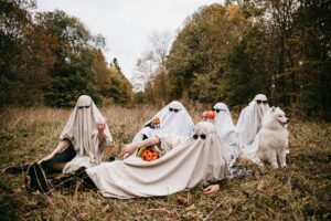 Spooky Halloween with Dogs: Fun Costumes, Candy, and Chaos