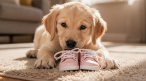 Puppy chewing shoes, stop puppy chewing on everything